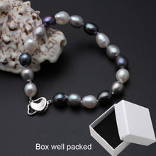 Load image into Gallery viewer, Natural Multi Color Freshwater Pearl Beaded Bracelet for Ladies
