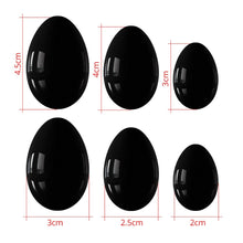 Load image into Gallery viewer, Nature Obsidian Women Pelvic Kegel Exercise 3 Yoni Eggs Wand Set
