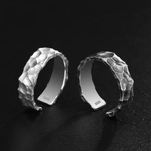 Load image into Gallery viewer, S925 Silver Retro Opening Irregular Shape Niche Design Luxury Male Ring
