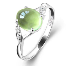 Load image into Gallery viewer, Original Design Prehnite Opening Adjustable Ring Luxury Bohemian Charm Women&#39;s Jewelry
