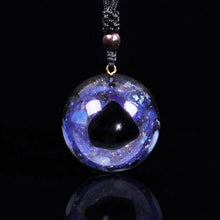 Load image into Gallery viewer, Artisan Handcrafted Natural Obsidian Opal Orgone Pendant Healing Energy Necklace
