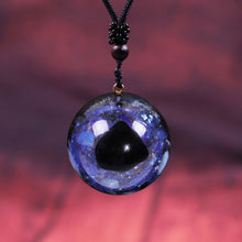 Load image into Gallery viewer, Artisan Handcrafted Natural Obsidian Opal Orgone Pendant Healing Energy Necklace
