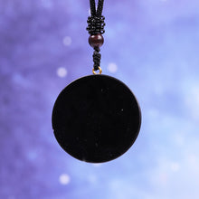 Load image into Gallery viewer, Artisan Handcrafted Natural Obsidian Opal Orgone Pendant Healing Energy Necklace
