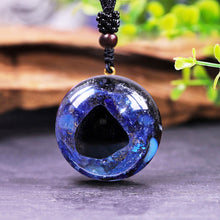 Load image into Gallery viewer, Artisan Handcrafted Natural Obsidian Opal Orgone Pendant Healing Energy Necklace
