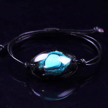 Load image into Gallery viewer, Handcrafted Natural Obsidian Turquoise Charm Orgonite Bangle Energy Bracelet
