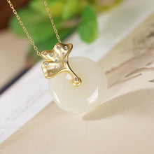 Load image into Gallery viewer, Original  Silver Natural Fine White Chalcedony Pendant Necklace Charm Craft Women&#39;s Brand Jewelry
