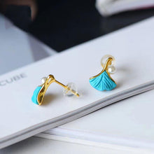 Load image into Gallery viewer, Original Design Turquoise Pearl Earrings Exquisite Charm Women&#39;s Brand Jewelry
