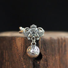 Load image into Gallery viewer, Original Design Thai Silver Bat Opening Ring Vintage Style Retro Unique Craft Elegant Charm Women&#39;s Jewelry
