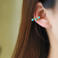 Load image into Gallery viewer, Original Design Turquoise Earrings Vintage Style Retro Unique Ancient Craft Creative Elegant Women&#39;s Brand Jewelry
