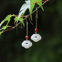 Load image into Gallery viewer, Original Design Fine Jade Cloud Charm Women&#39;s Silver Jewelry Vintage Retro Luxury Charm Women&#39;s Silver Jewelry
