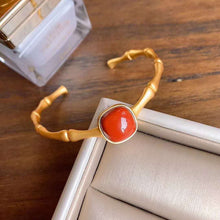 Load image into Gallery viewer, Original Design Geometric Natural Red Agate Bracelet Vintage Style Retro Bohemian Luxury Women&#39;s Jewelry
