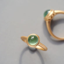 Load image into Gallery viewer, Original Design Natural Jade Jasper Opening Adjustable Ring Retro Luxury Ancient Golden Craft Women&#39;s Silver Jewelry
