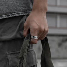 Load image into Gallery viewer, Original Hand-forged Craft Opening Adjustable Ring Trendy Charm Men&#39;s Silver Jewelry
