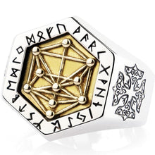 Load image into Gallery viewer, Original Nordic Viking Adjustable Ring Male Trendy Hip-hop Retro Men&#39;s Jewelry
