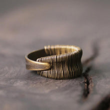 Load image into Gallery viewer, Original Thai Silver Opening Adjustable Ring Retro Men&#39;s Jewelry
