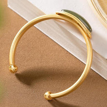 Load image into Gallery viewer, Lokaloca Original Golden Craftsmanship Natural Fine Jade Bracelet
