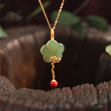 Load image into Gallery viewer, Lokaloca Original Fine Jade Plum Blossom Pendant Necklace
