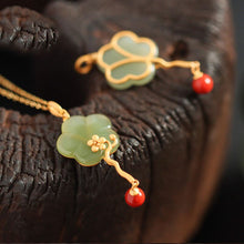 Load image into Gallery viewer, Lokaloca Original Fine Jade Plum Blossom Pendant Necklace
