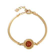 Load image into Gallery viewer, Original New Inlaid Natural Southern Red Agate Bracelet Vintage Style Retro Women Elegant Charm Jewelry
