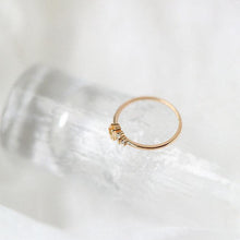 Load image into Gallery viewer, Original New Irregular Natural Citrine Opening Adjustable Ring Elegant Charm Female Silver Jewelry
