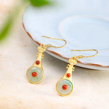 Load image into Gallery viewer, Original New Natural Fine Southern Red Agate Earrings Niche Design Retro Exquisite Elegance Charm Ladies Silver Jewelry
