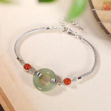 Load image into Gallery viewer, Original New Natural Fine White Jade Simple Ladies Bracelet Jewelry
