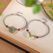 Load image into Gallery viewer, Original New Natural Fine White Jade Simple Ladies Bracelet Jewelry
