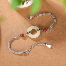 Load image into Gallery viewer, Original New Natural Fine White Jade Simple Ladies Bracelet Jewelry
