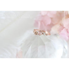 Load image into Gallery viewer, Original Natural Pink Crystal Rose Opening Adjustable Ring Elegant and Beautiful Cute Ladies Jewelry
