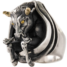 Load image into Gallery viewer, Original Design Ox Opening Adjustable Ring Men&#39;s Jewelry
