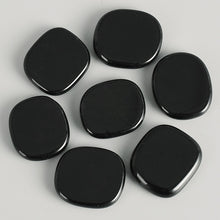 Load image into Gallery viewer, 7PCS Handcrafted Polished Palm Natural Black Obsidian Chakra Healing Crystal Therapy
