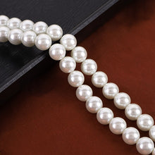 Load image into Gallery viewer, Handmade Double Strand Pearl Beaded Pendant Choker Necklace
