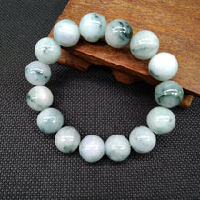 Load image into Gallery viewer, Lokaloca Natural Burma Jade Jadeite 12mm Beaded Bracelet
