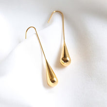 Load image into Gallery viewer, 14K Golden Water Drop Earring Fine Earrings for Women
