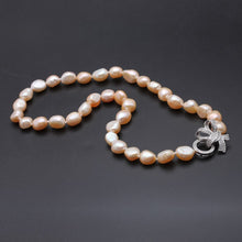 Load image into Gallery viewer, Natural Freshwater Baroque Pearl Beaded Pendant Necklace for Ladies
