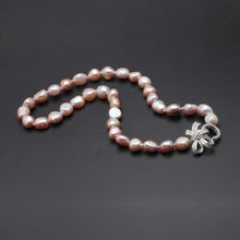 Load image into Gallery viewer, Natural Freshwater Baroque Pearl Beaded Pendant Necklace for Ladies
