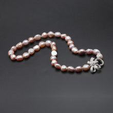 Load image into Gallery viewer, Natural Freshwater Baroque Pearl Beaded Pendant Necklace for Ladies
