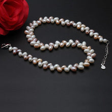 Load image into Gallery viewer, Natural Freshwater Pearl Beaded Necklace Choker
