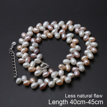 Load image into Gallery viewer, Natural Freshwater Pearl Beaded Necklace Choker
