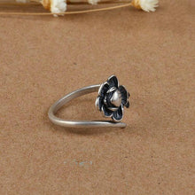 Load image into Gallery viewer, S925 Silver Original Craft Retro Non-inlaid Niche Design Women Design Charm Opening Adjustable Ring
