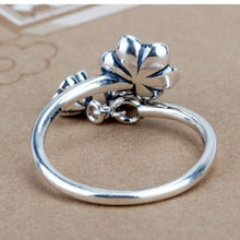 Load image into Gallery viewer, S925  Silver Original Creative Lotus Opening Adjustable Women Ring
