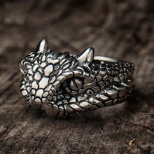 Load image into Gallery viewer, S925 Silver Original Design Dark Viper Retro Adjustable Ring For Men and Women
