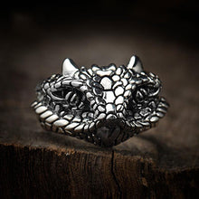 Load image into Gallery viewer, S925 Silver Original Design Dark Viper Retro Adjustable Ring For Men and Women
