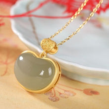 Load image into Gallery viewer, Silver Original Natural Fine Jade Vintage Retro Women&#39;s Pendant Necklace
