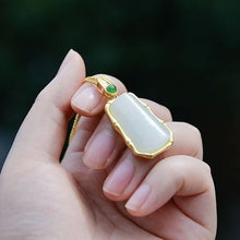 Load image into Gallery viewer, Lokaloca Natural Fine Jade Pendant Necklace
