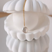 Load image into Gallery viewer, Deja Serenity 18K Gold Plated Frenshwater Pearl Pendant Necklace
