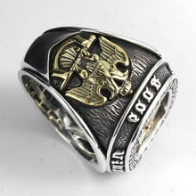 Load image into Gallery viewer, S925 Silver Ring Hip-hop Retro Big Niche Design Opening Adjustable Men&#39;s Jewelry
