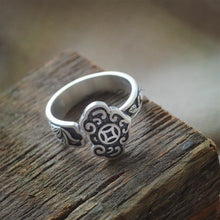 Load image into Gallery viewer, Unique Creative Thai Silver Ethnic Style Wishful Opening Adjustable Ring Exquisite Ladies Jewelry
