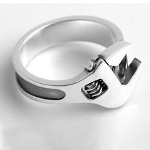 Load image into Gallery viewer, Unique Design Thai Silver Retro Wrench Tool Opening Adjustable Ring Men and Women Jewelry
