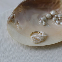 Load image into Gallery viewer, Limerence 18K Gold Plated Multilayer Natural Pearl Beaded Ring
